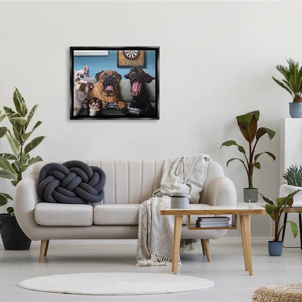 The Stupell Home Decor Collection Dogs Playing Video Games ...