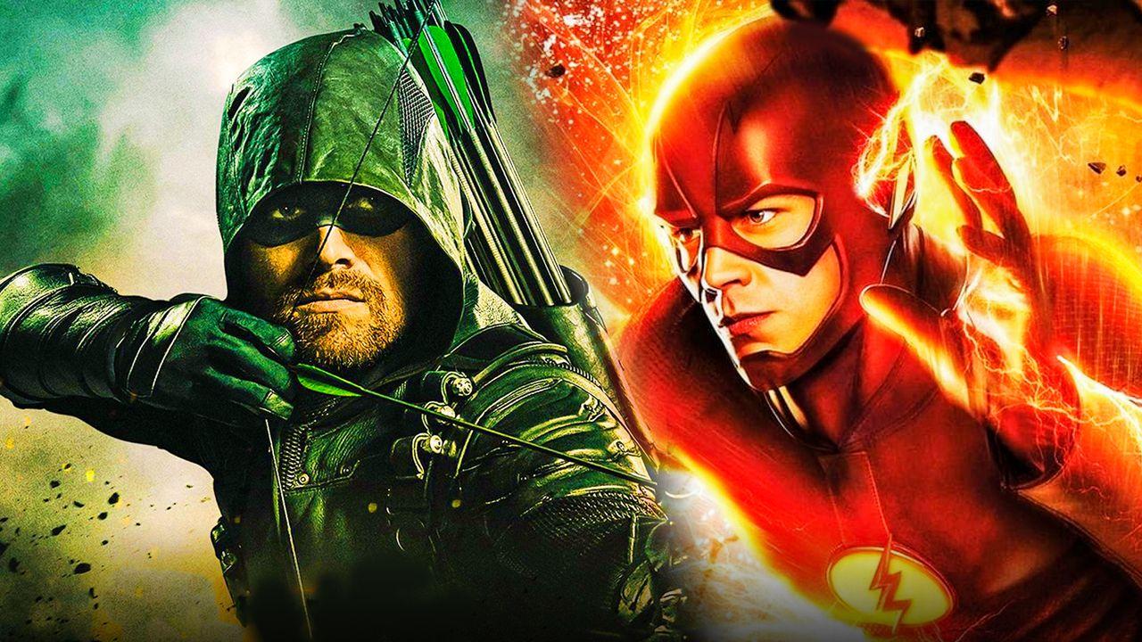 Green Arrow Grant Gustin Flash