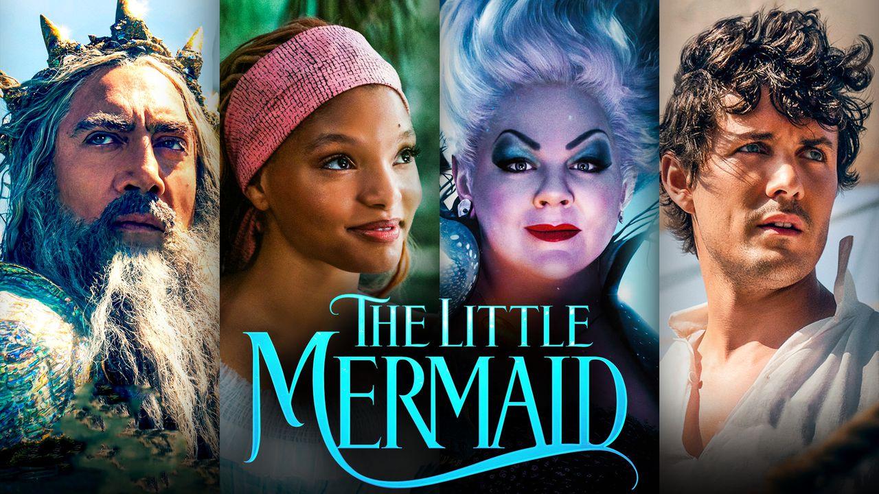 The Little Mermaid Halle Bailey Melissa McCarthy Javier Bardem