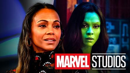 Zoe Saldana, Gamora, Marvel Studios logo