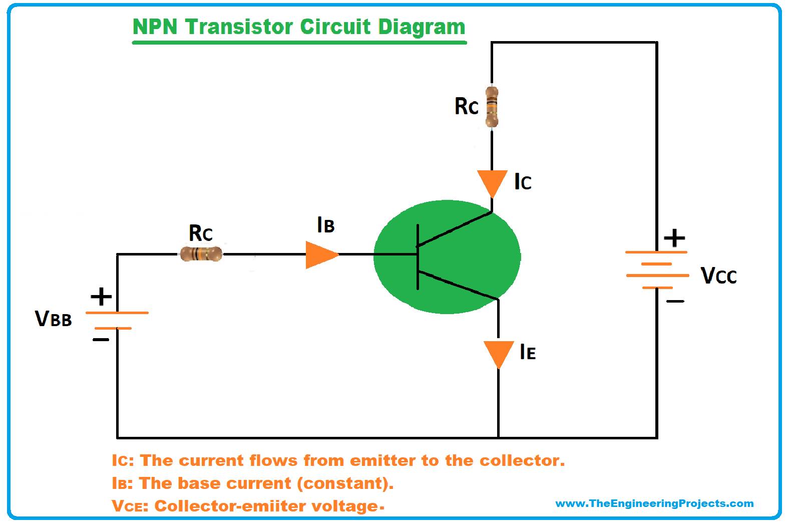 Simple Npn Transistor Circuit Diagram