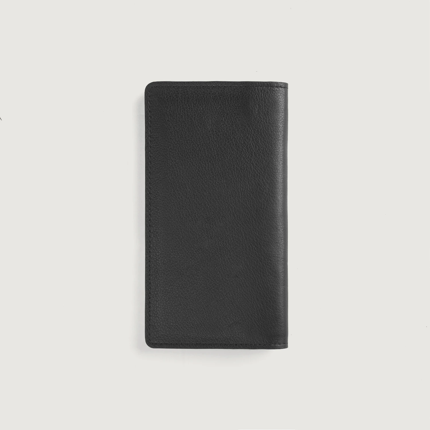 Cameron Black Leather Long Wallet Back