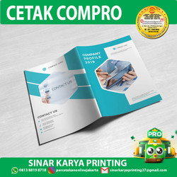 Jual CETAK BUKU COMPANY PROFILE PERUSAHAAN - COMPRO BOOKLET CATALOG A4 ...