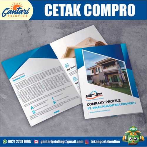 Jual CETAK BUKU COMPANY PROFILE PERUSAHAAN - COMPRO BOOKLET CATALOG A4 ...