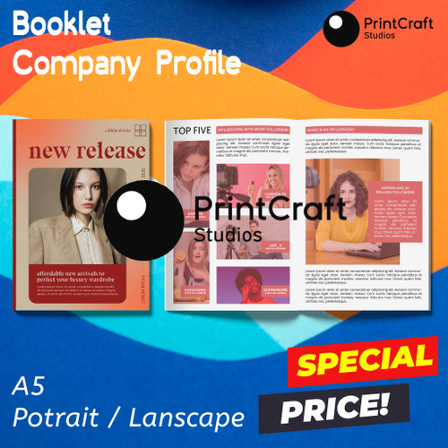 Jual Cetak Buku Company profile / katalog A5 - 12, Tanpa Laminasi ...