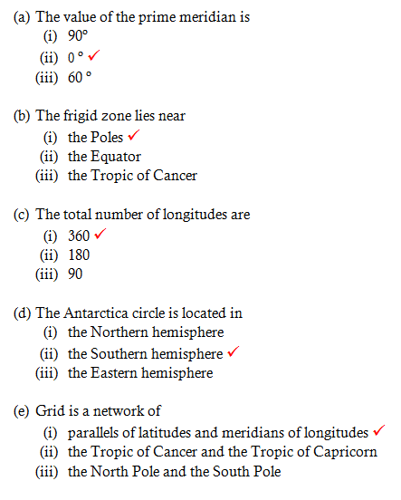 Chapter 2 Globe Latitudes And Longitudes Ncert Solutions