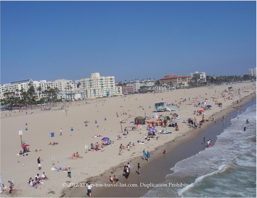 Santa Monica Beach in Southern California