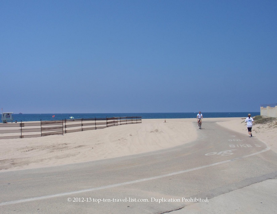 South Bay Bike Path in Los Angeles, CA