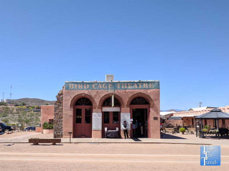 Bird Cage theater in Tombstone, Arizona 