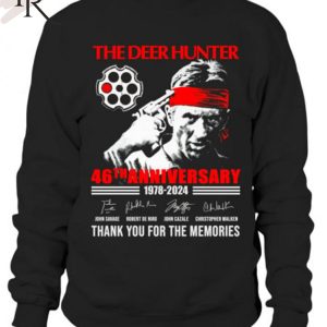 The Deer Hunter 46th Anniversary 1978-2024 Thank You For The Memories T-Shirt