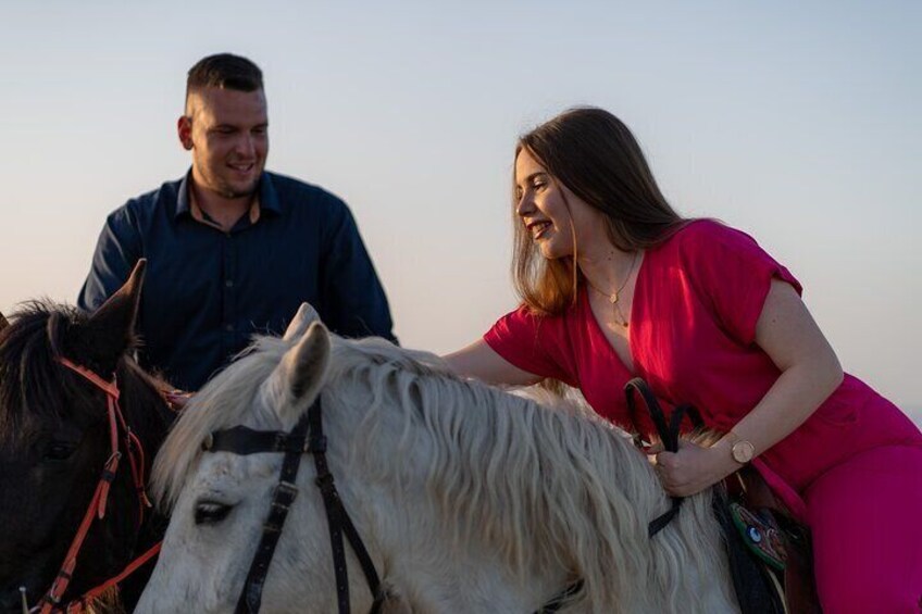 Sunset Horse Riding Experience to Caldera