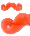 Gummy Mustache on a Stick - Bubblegum