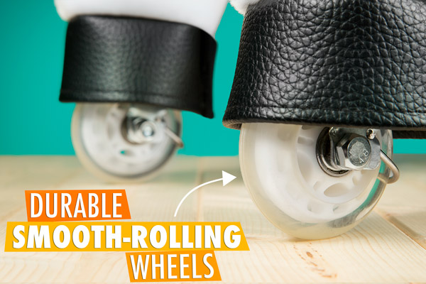 Durable smooth-rolling wheels