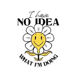 No idea flower editable t-shirt template