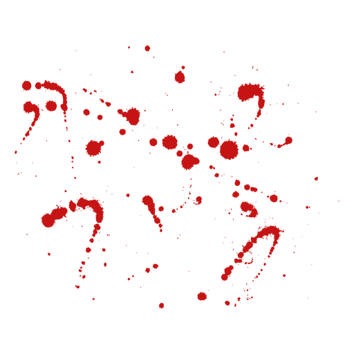 Simple Blood Splatter SVG