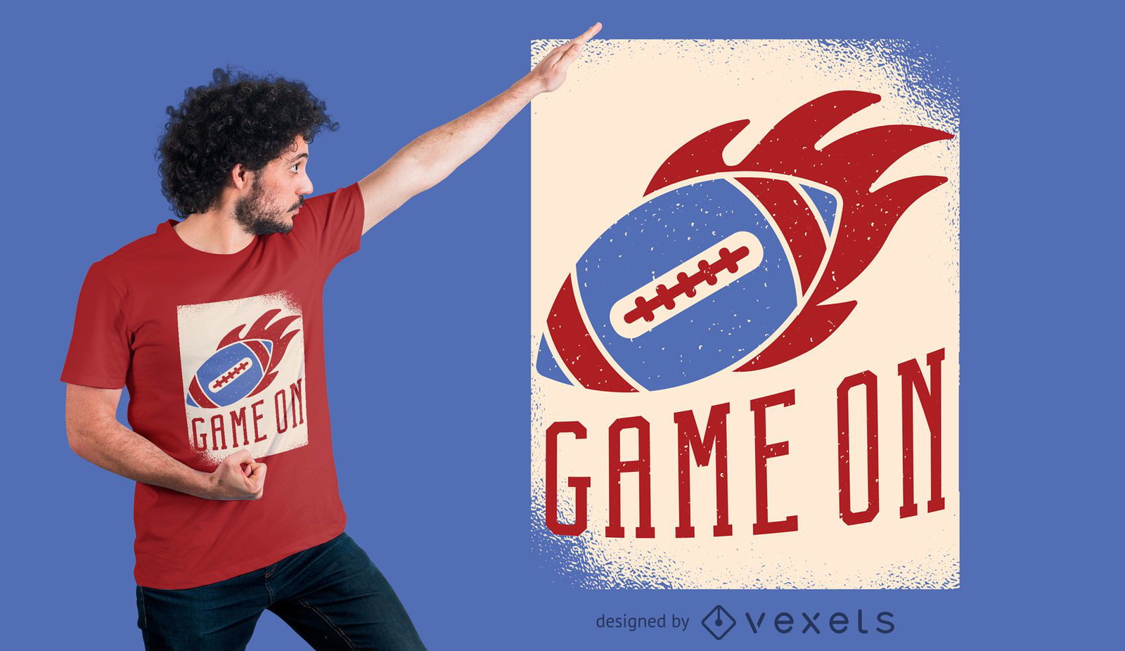 Diseño de camiseta de fútbol americano