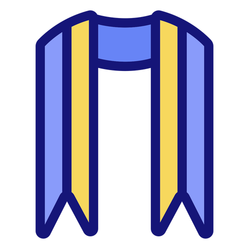 Graduation sash icon PNG Design