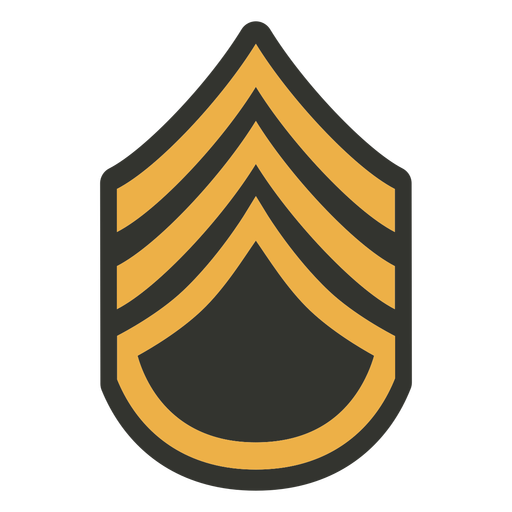 Staff sergeant patch PNG Design