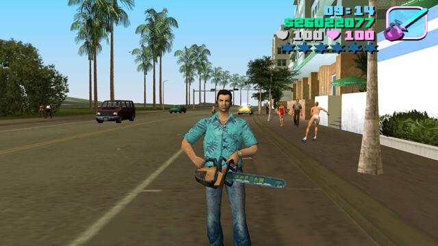 GTA Vice City (PC) Free Roam Rampage Gameplay - 4K 60FPS - Videoclip.bg