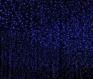 Preview wallpaper garland, light, neon, decoration, glow, blue