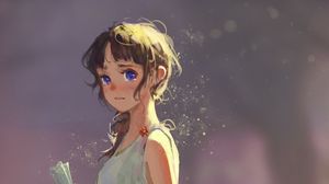 Preview wallpaper girl, tears, sad, anime