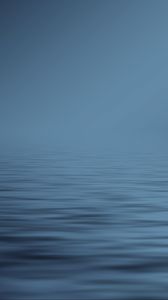 Preview wallpaper sea, horizon, minimalism, gray