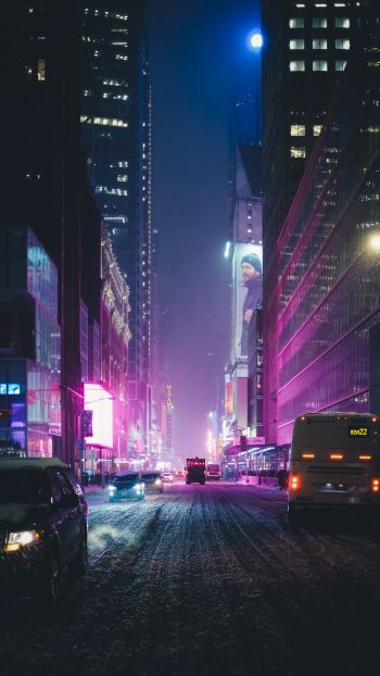 Times Square, New York, USA Wallpaper 750x1334