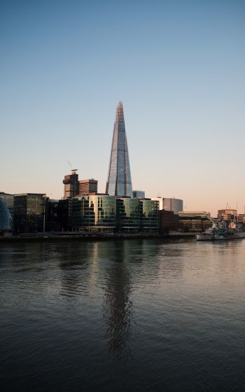 Shard, London, Great Britain, urban landscape Wallpaper 1200x1920