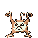 Imagen de Mankey en Pokémon Verde