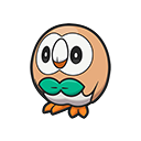 Icono de Rowlet en Pokémon HOME