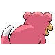 Imagen posterior de Slowpoke macho o hembra en la cuarta generación