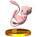 Trofeo de Mew en SSB4 para Nintendo 3DS.