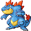 Imagen de Feraligatr en Pokémon Rojo Fuego y Verde Hoja