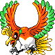 Imagen de Ho-Oh en Pokémon Diamante y Perla