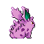 Imagen posterior de Nidoran macho en la tercera generación