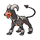 Imagen de Houndoom macho en Pokémon Diamante y Perla