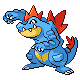 Imagen de Feraligatr macho o hembra en Pokémon Diamante y Perla