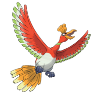 Ilustración de Ho-Oh