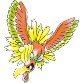 Ho-Oh en la carátula de Pokémon Oro.