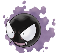 Ilustración de Gastly