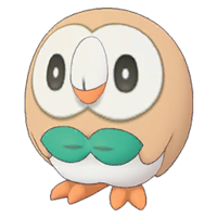 Rowlet en Pokémon Masters EX.