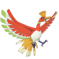 Ho-Oh en Pokémon Masters EX.