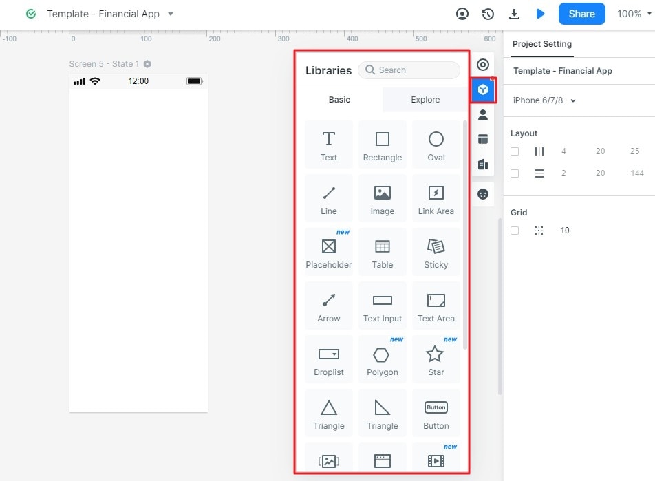 start to design admin ui