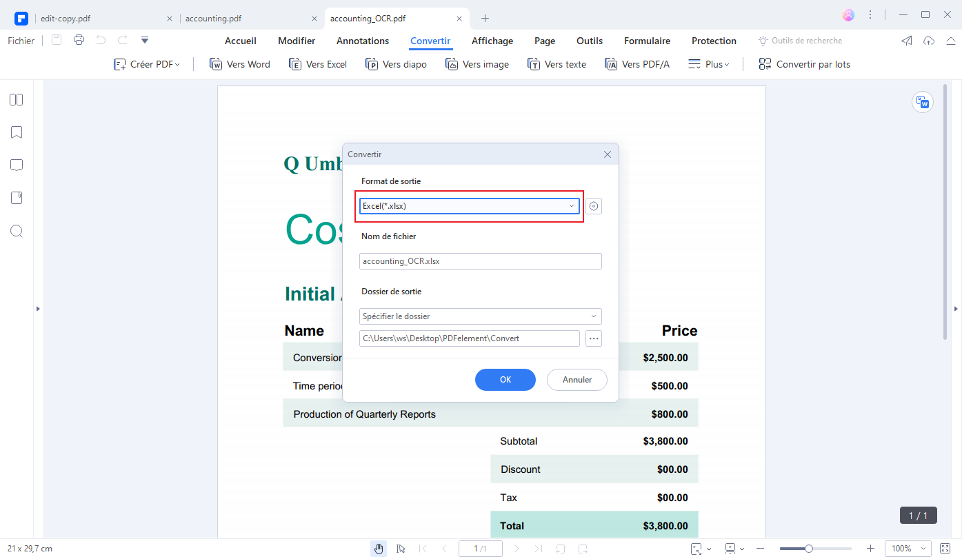 comment convertir pdf en csv