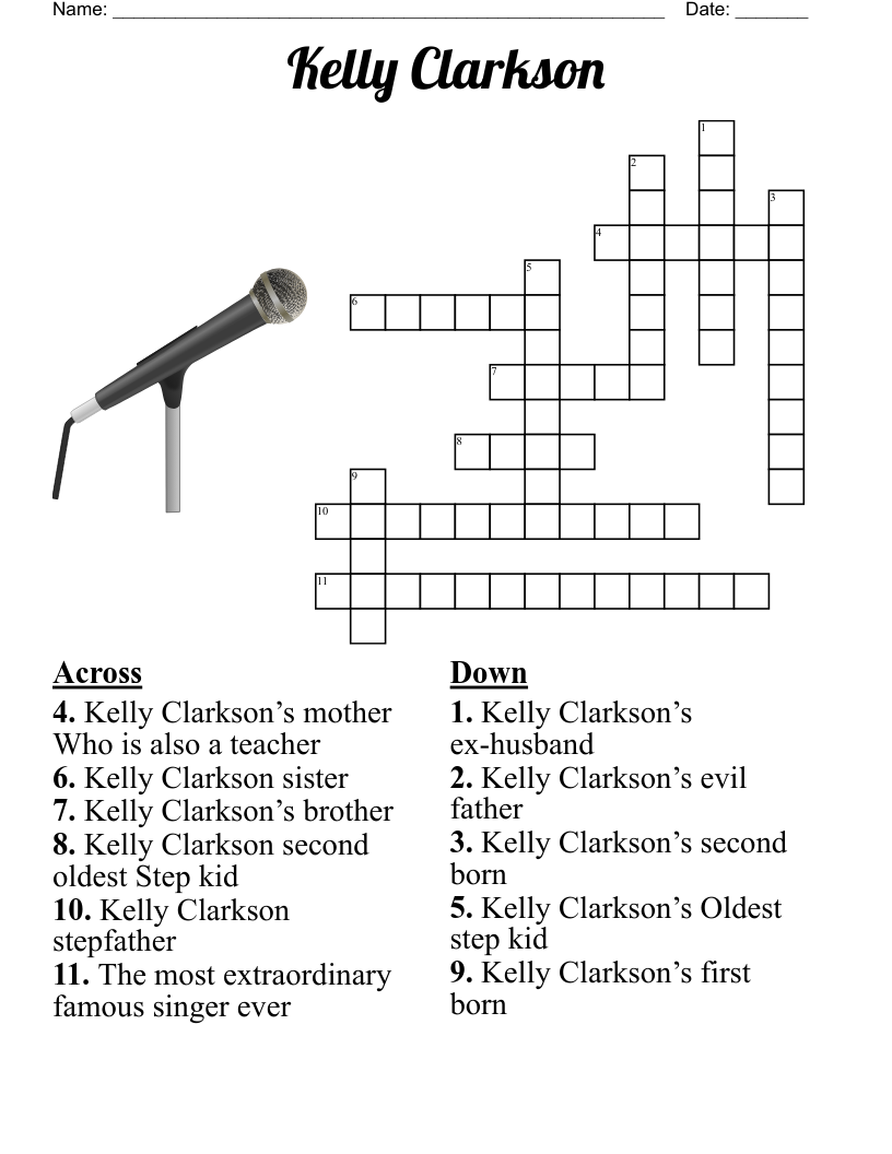 Kelly Clarkson  Crossword