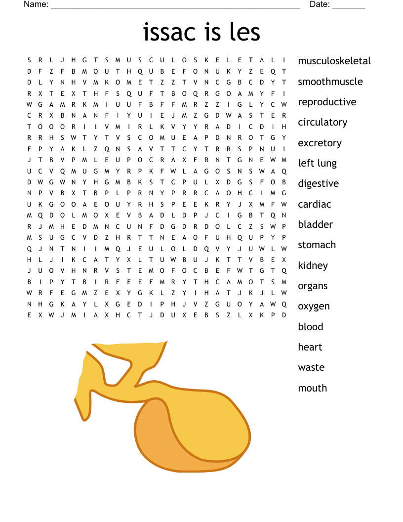 issac is les Word Search