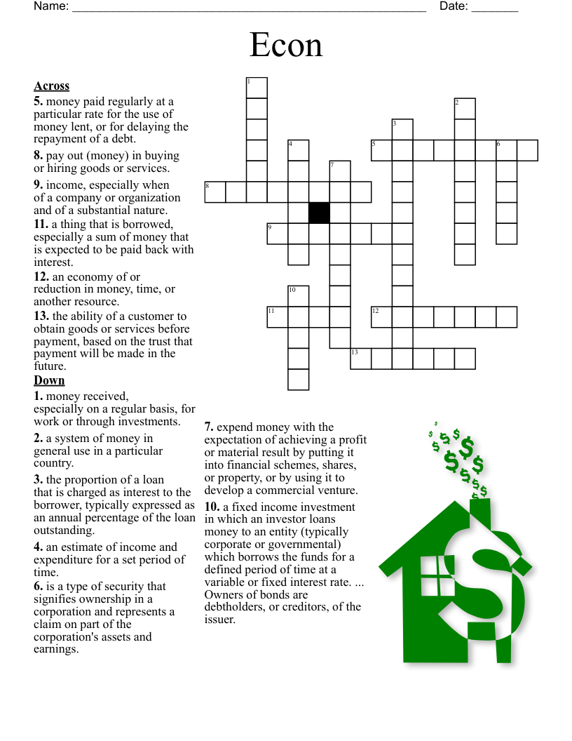 Econ Crossword