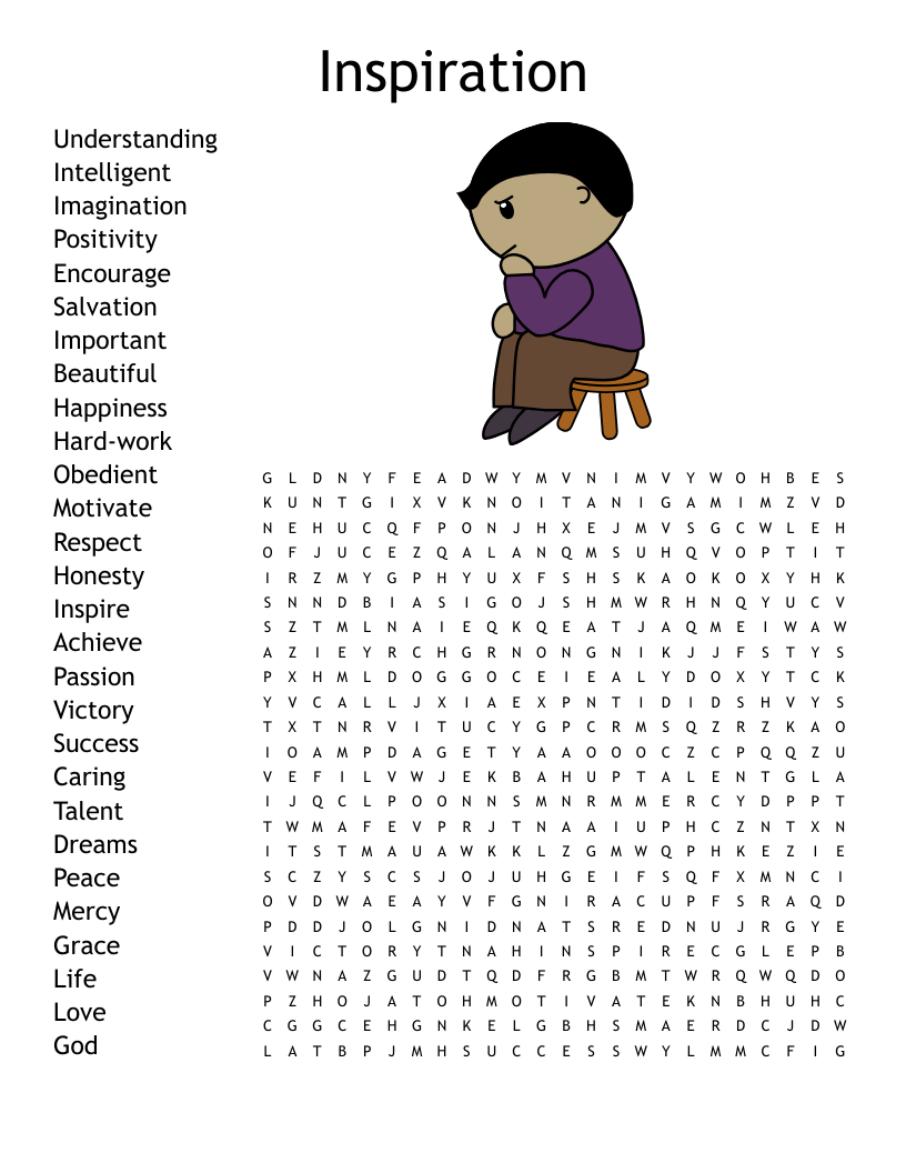 Inspiration Word Search