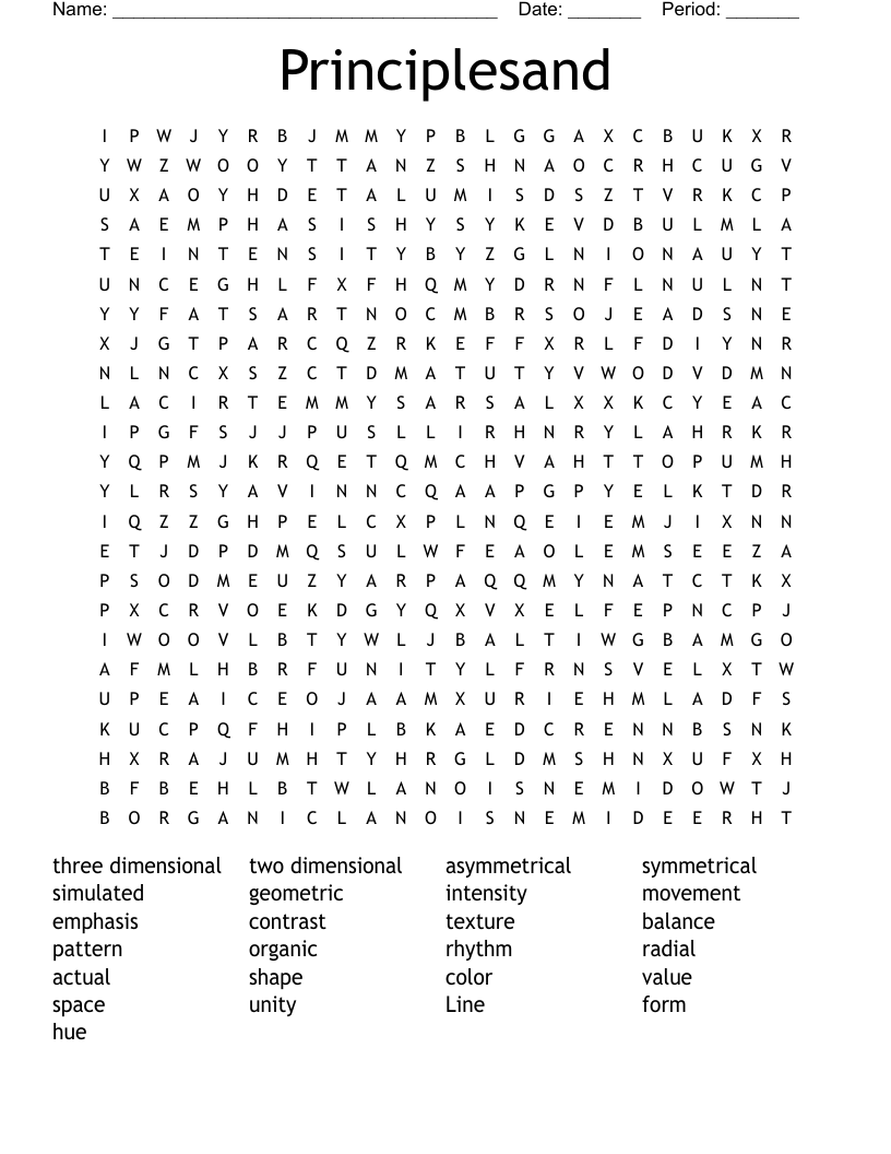 Principlesand Word Search