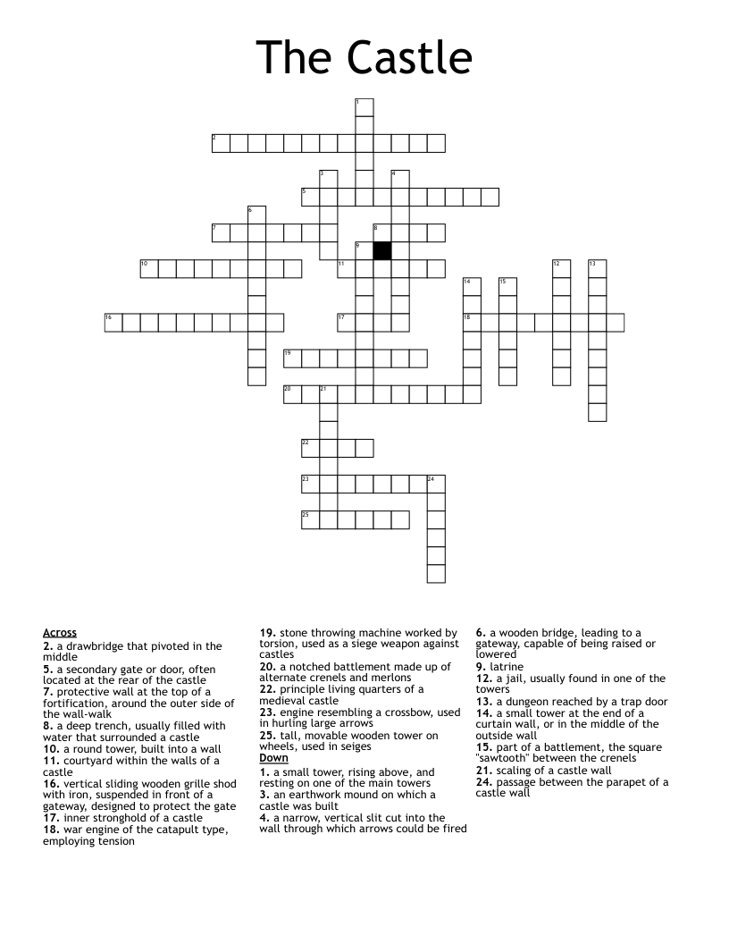 The Castle Crossword